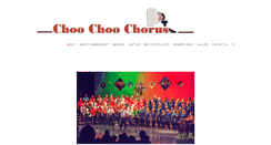 Desktop Screenshot of choochoochorus.org